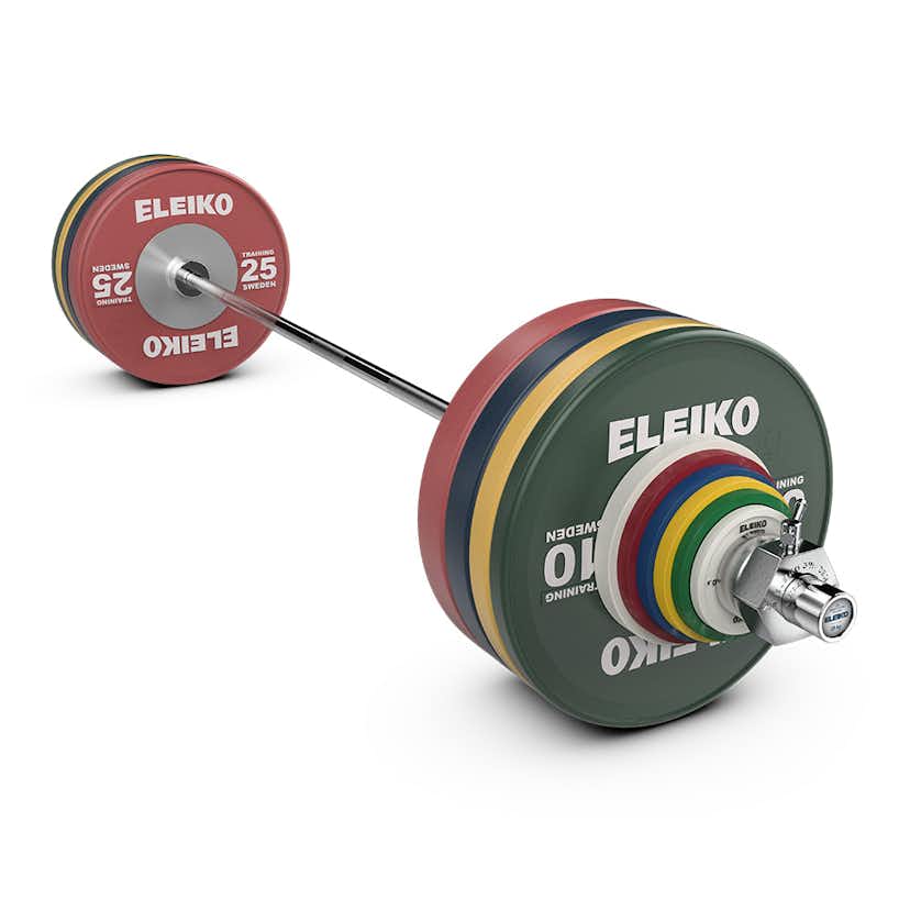 Skivstångsset Eleiko IWF Weightlifting Training NxG, 190 kg, Men